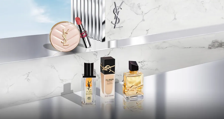 YSL不语💥一味独家65折🎏送豪华10件🎁恒久粉底液£27💗爱心唇釉£24!黑丝锻妆前£27!