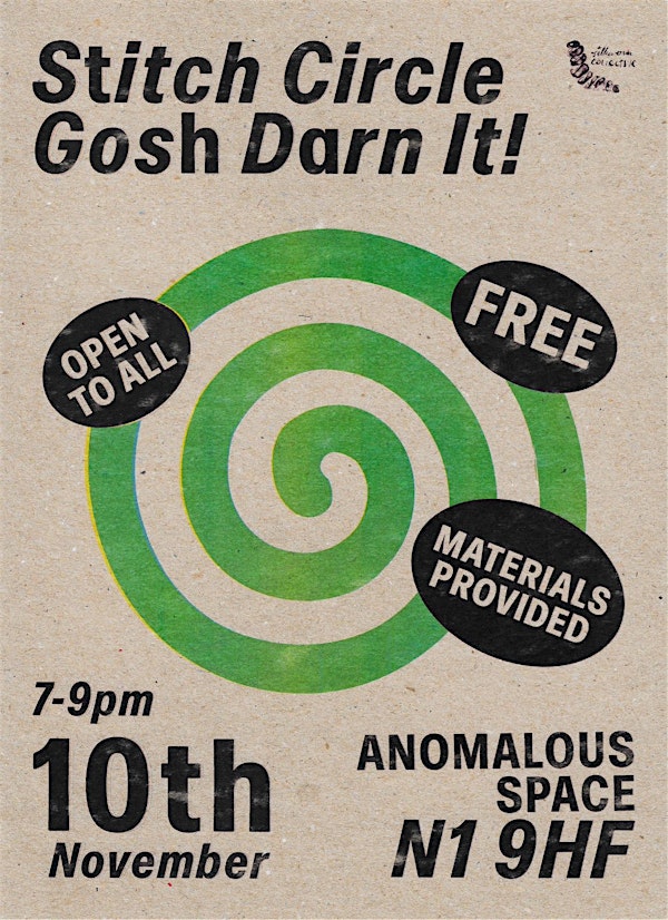 Stitch Circle: Gosh Darn It! 伦敦来了！和志同道合的手作爱好者一起度过温馨缝纫夜