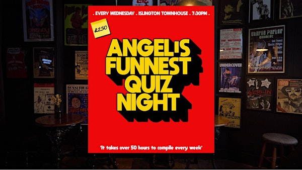 Pub Quiz伦敦来了！每周三夜晚，和朋友来Islington Townhouse一起脑力激荡、畅饮畅聊吧！