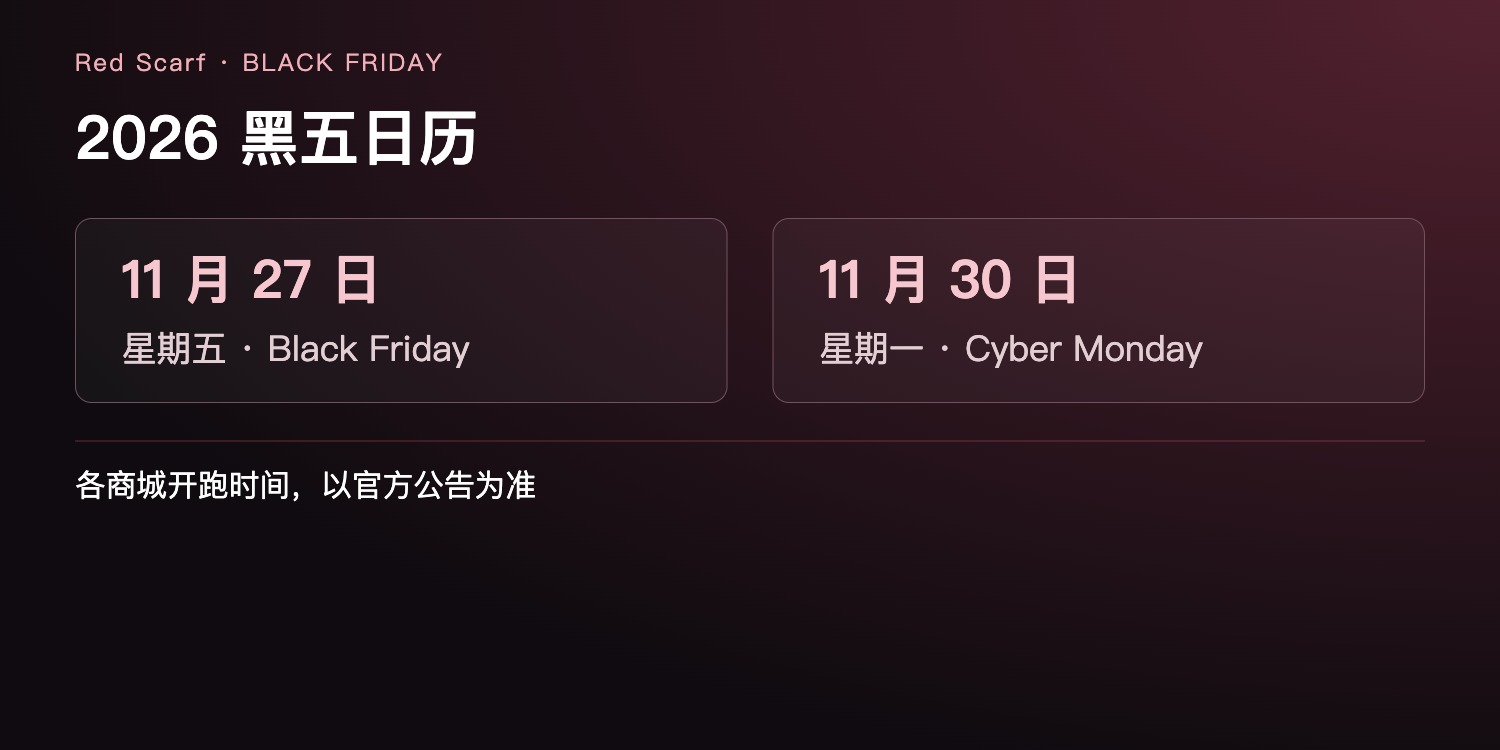 英国黑五日期与准备顺序