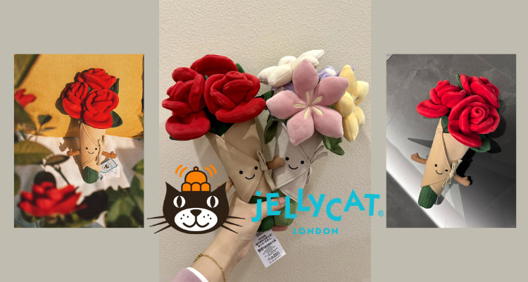 🥰Selfridges【Jellycat专区】限定补货上新！玫瑰花束£45💀收骷髅花盆、新年小马等