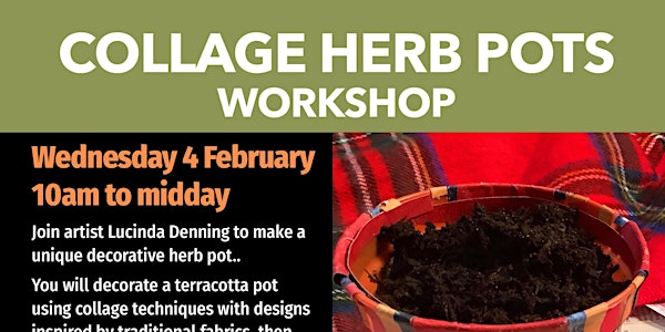 Collage Herb Pots Workshop 伦敦来了！来一场亲手DIY香草花盆的温暖手作体验