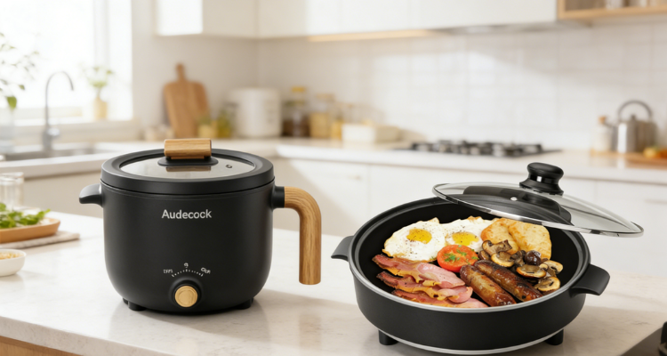 英亚【煮锅炒锅合集】低至53折🥘Quest多功能电炒锅£21收!Audecook电火锅带蒸锅£30!