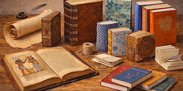 From Papyrus to Paperbacks 讲座 Anytown来了！一起穿越书籍千年历史，感受装帧工艺的魅力