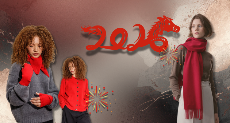 新年红运一整年❤️Kiltane官网独家85折🧣中国红羊绒围巾£50！显白显气色！适合送父母长辈🎁