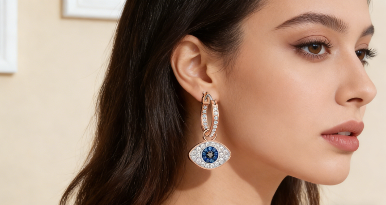 英亚施华洛世奇低至49折💎雪花吊坠£34！ Swarovski恶魔之眼耳环£48！送礼自戴尽显品味💝