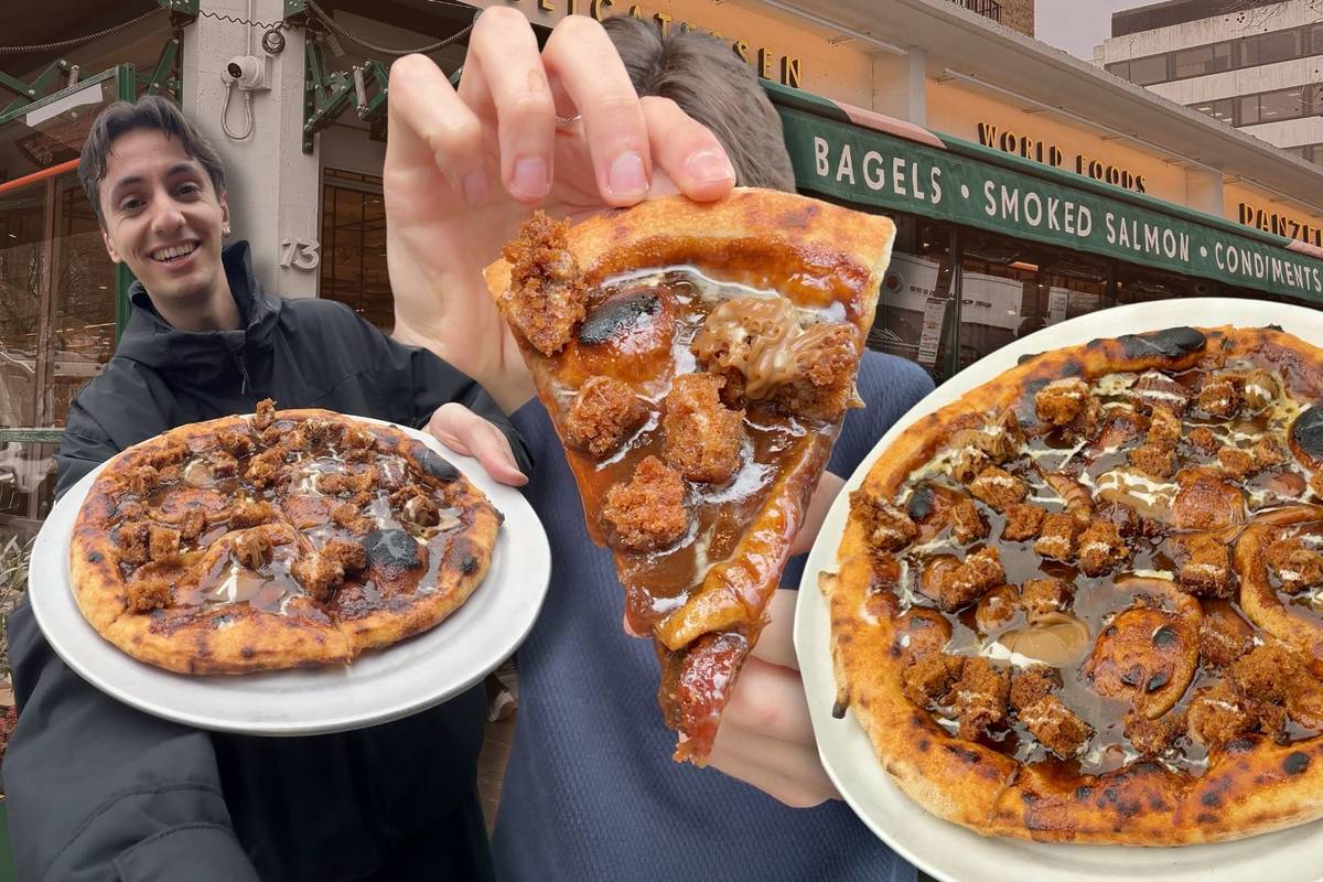 黏太妃糖布丁披萨伦敦来了！在传奇熟食店品尝今冬最火的甜蜜跨界