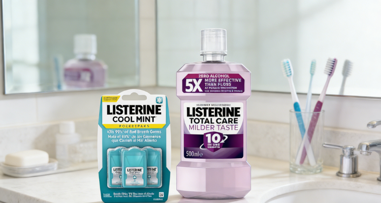 英亚李施德林漱口水低至36折💧500ml抗菌漱口水£1！3盒清新口含片£6！抗菌防臭，减少牙菌斑！