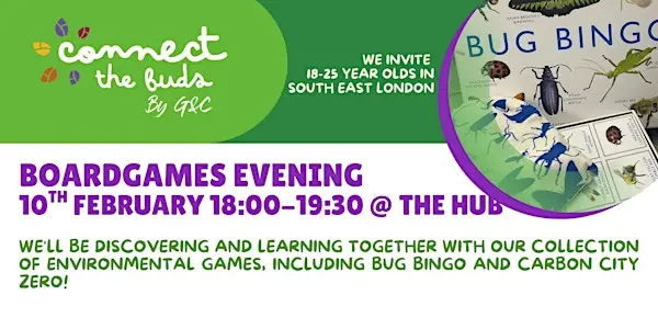 Connect the Buds 桌游之夜来伦敦了！每周三晚，用游戏连接你我