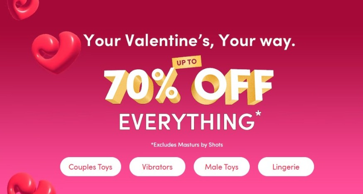 🔞心跳在夜色里悄悄加速...Lovehoney情人节大促3折起➕免费送礼🎁让亲密，从这一刻开始升温 💖