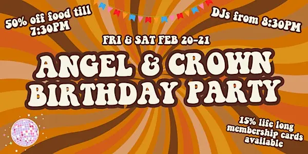 Angel Crowns 2岁生日派对伦敦来了！一起嗨翻夏夜，免费入场还有机会赢大奖！