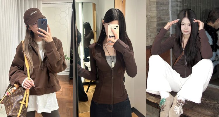 【马上有钱】美拉德天花板来了✨lululemon「🤎胡桃棕」低至47折💥Scuba外套 £97！收卫衣、神裤！