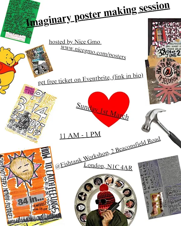 Imaginary Poster Making Session 海报创作工作坊来了！释放你的想象力，亲手设计专属艺术海报