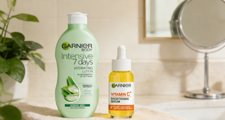 英亚Garnier/卡尼尔低至47折💥芦荟益生菌身体乳£2！30ml维C美白精华£8收！夏天前来养白肌！