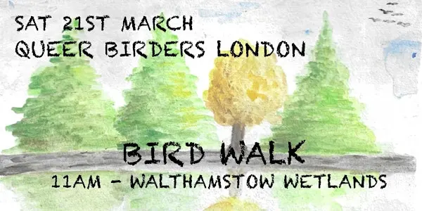 Queer Birders London 观鸟漫步来了！与友善的社群一起，在伦敦湿地发现天空的精灵