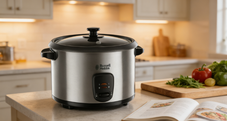 英亚Russell Hobbs小家电4折起💥陶瓷插头电暖器仅£9！1.8L蒸笼电饭煲£28！蒸煮一体保温节能！