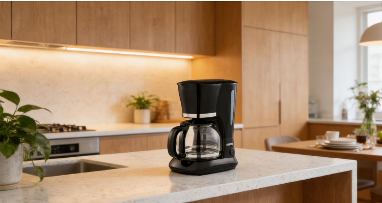 英亚咖啡机57折起💥Geepas 滴漏式咖啡机£19收！冰咖啡机£32！操作简单，一键轻松出杯！