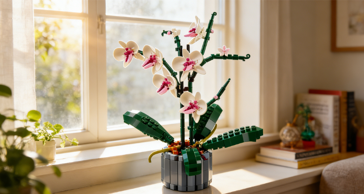 英亚乐高花束66折起🌹£32收兰花花束！心型花环£7！2支莲花£9！送男女朋友好选择💐