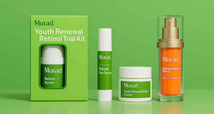 英亚成分党最爱堪比医美Murad低至45折💥A醇抗老3件套礼盒仅需£26！VC美白淡斑精华£39！