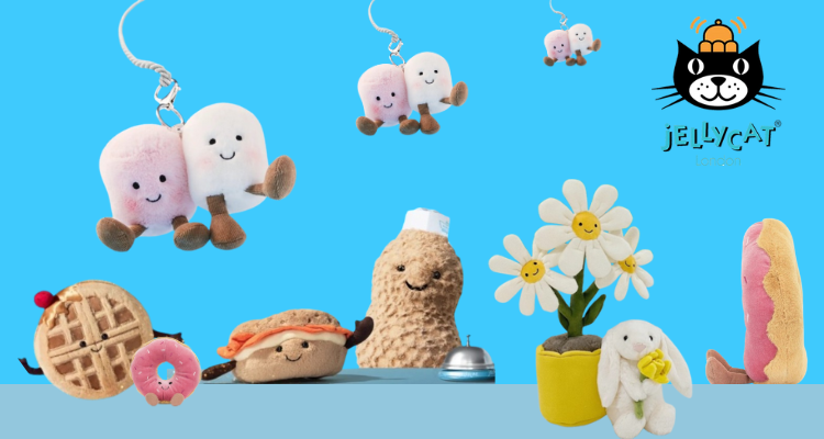 🥰Selfridges【Jellycat专区】限定补货上新！玫瑰花束£45💀收骷髅花盆、新年小马等