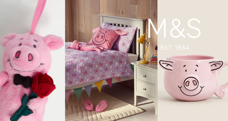 Marks & Spencer 2026玛莎猪复活节系列上新，可爱挂饰速戳抢购！周边萌度爆表！