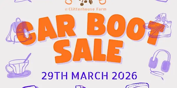 Clitterhouse Farm 汽车后备箱集市来了！周日去农场后院淘宝贝！