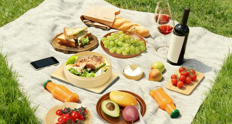 英亚春游踏青好物低至66折🥰4人野餐餐具套装仅需£5!春游踏青必备好物一站式购齐!