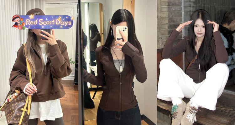 🍰美拉德天花板✨lululemon「🤎胡桃棕」7折起！🤩卫衣、长袖£49起！Groove神裤£99