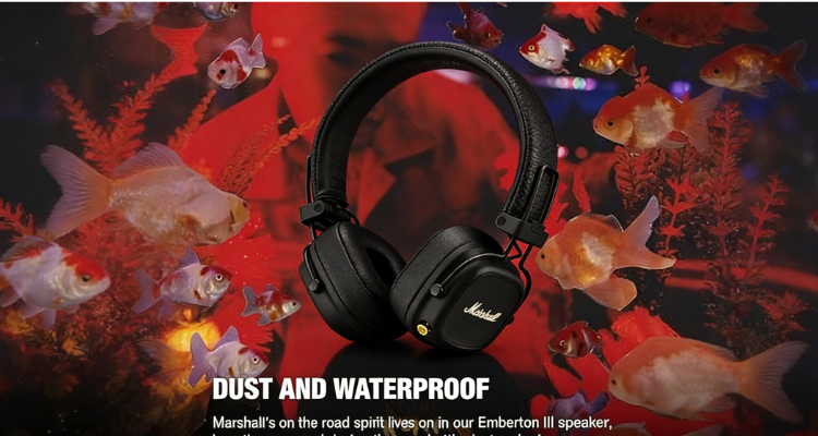 英亚Marshall/马歇尔全线好价💥Major IV蓝牙头戴耳机仅£59！黑金Emberton III蓝牙音箱£122收！