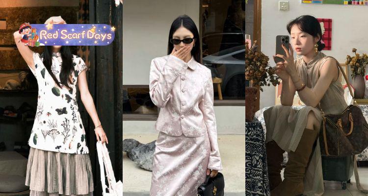 🍰东方雅韵封神🎐Cider「中式美学」7折起叠85折！✨旗袍小黑裙£13🍃盘扣外套£30！