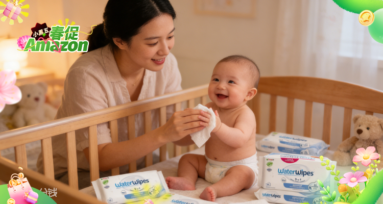 【Amazon小黑五】12包WaterWipes 3合1婴儿湿巾仅£20💧仅2.3欧一包！厚实柔软不刺激！