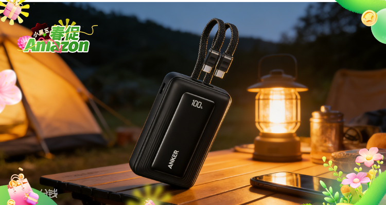【Amazon小黑五】最后一天！Anker 2w毫安充电宝仅£34🔋自带双线超省心！出差旅行续航无忧！