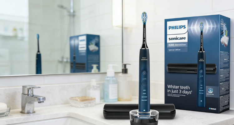 英亚飞利浦电动牙刷低至37折🔥新款钻石9000系电动牙刷直降£167🦷高频震动洁齿护龈