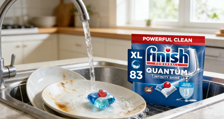 英亚超好用亮碟洗碗机片35折起💦83粒亮白清洁片仅£10！去油去污力强劲，亮白焕新餐具！