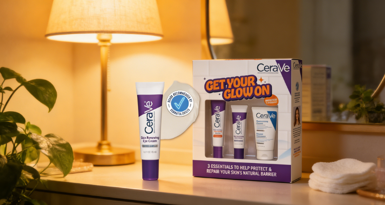 英亚CeraVé低至63折💥15ml焕肤眼霜仅£15！焕亮发光套装折后£18收！淡黑眼圈提亮超绝！