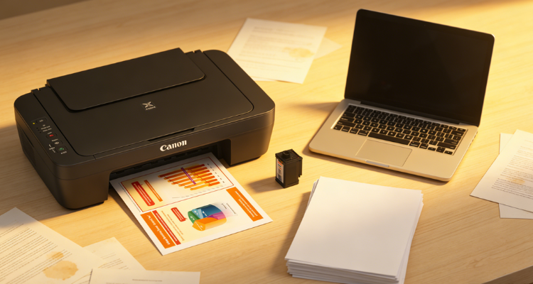 英亚佳能PIXMA家用多功能打印机史低仅需£19收💥打印复印扫描3合1！连接稳定静音超省心！