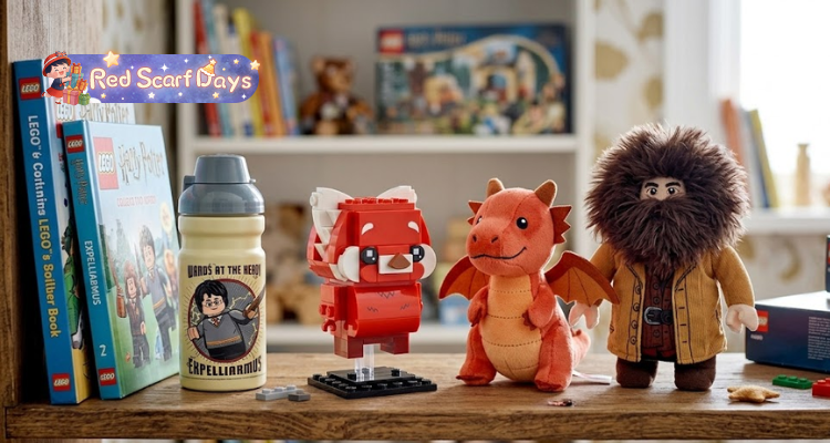 🍰LEGO官网大促5折起🔥霍格沃茨魔法学院水杯£3！红熊猫美美£5！海格毛绒公仔£24！