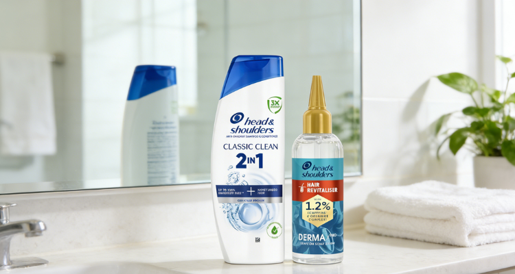 英亚海飞丝16折起💥洗护2合1洗发水仅需£2！145ml去屑生发免洗精华素£6！