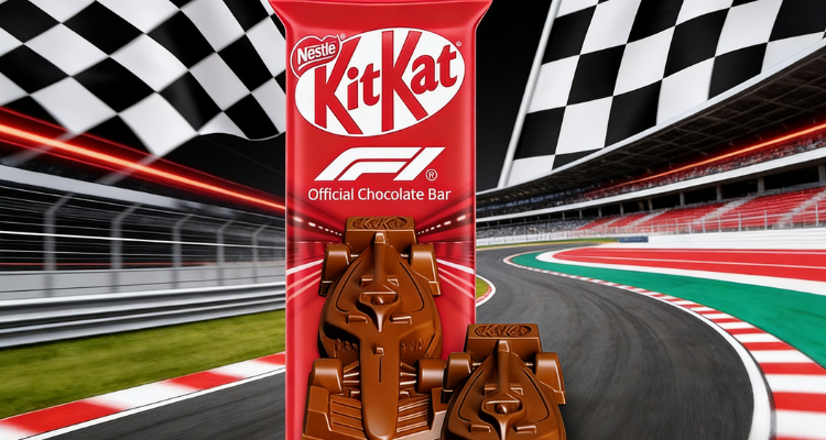 英亚KitKat联名F1赛车巧克力仅需£1.35🍫独立包装丝滑酥脆!F1赛车主题超吸睛!