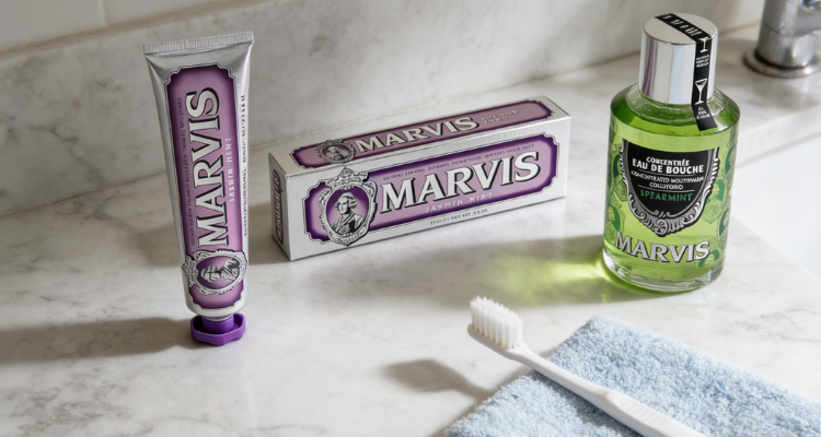 英亚牙膏中的爱马仕MARVIS全线好价💥茉莉薄荷牙膏/留兰香浓缩漱口水统统£9收!