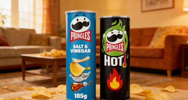 英亚Pringles/品客薯片限时低至57折🥔1欧起收经典原味、酸奶洋葱、辣椒味等多口味!