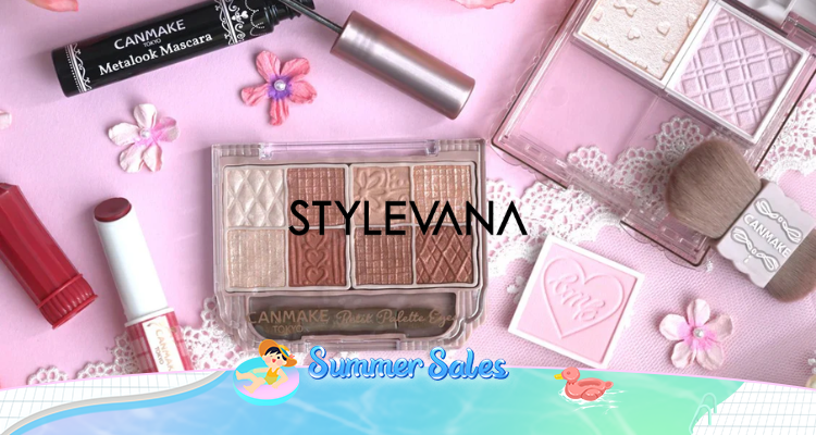 日系开价彩妆天花板🎀Stylevana家Canmake全场折上8折收💄8色浮雕眼影£7！卧蚕盘有货好价！