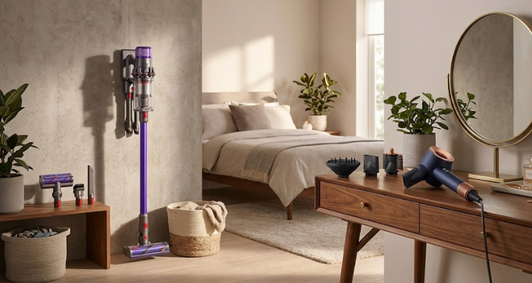 Dyson官网 6折起➕送£85豪礼🎁V8吸尘器仅£249！普鲁士蓝吹风机仅£219！提升生活品质！