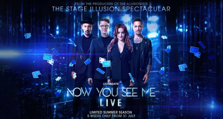 伦敦限定5周💥惊天魔盗团现场版全球首映！四骑士幻术盛宴全程炸裂超上头！