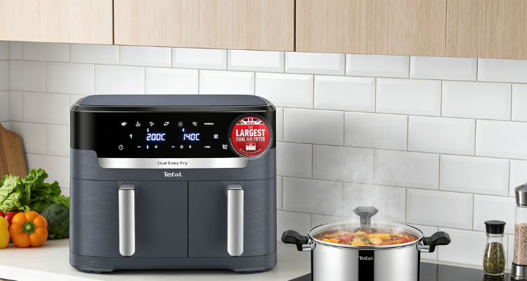英亚Tefal低至53折🍳24cm不锈钢炖锅史低仅需£29！11L双室空气炸锅£109收！厨房神器捡漏！
