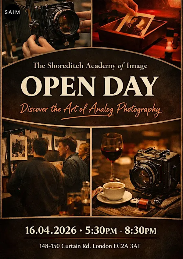 SAIM开放日：慢摄影的艺术｜伦敦来了！亲手触碰时光的显影