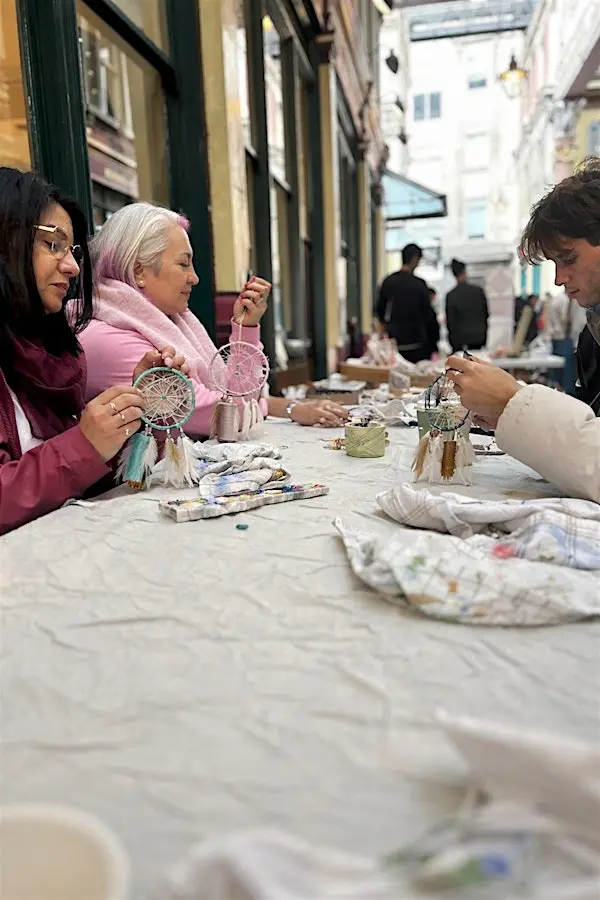 伦敦Leadenhall Market迷你捕梦网工作坊来了！在历史穹顶下，编织一个专属的梦境过滤器