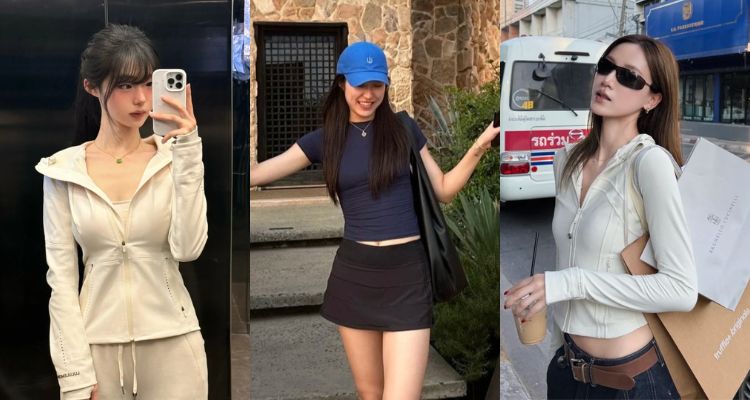 元气运动🍃lululemon「春日穿搭」低至44折！🦋蝴蝶结迷你裙£44👉收外套、上衣