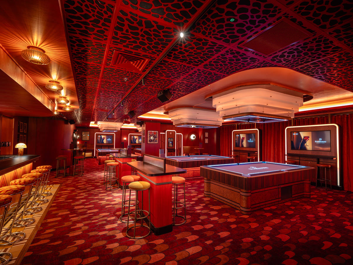 Poolhouse 复古拉斯维加斯风台球酒吧登陆伦敦！来一场科技感十足的沉浸式台球派对