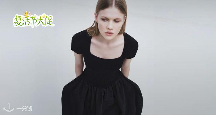 🐣💐Maje官网5折起+叠9折！🖤针织小黑裙£89🛒收飘带衬衫、百褶裙裤、围巾大衣等！